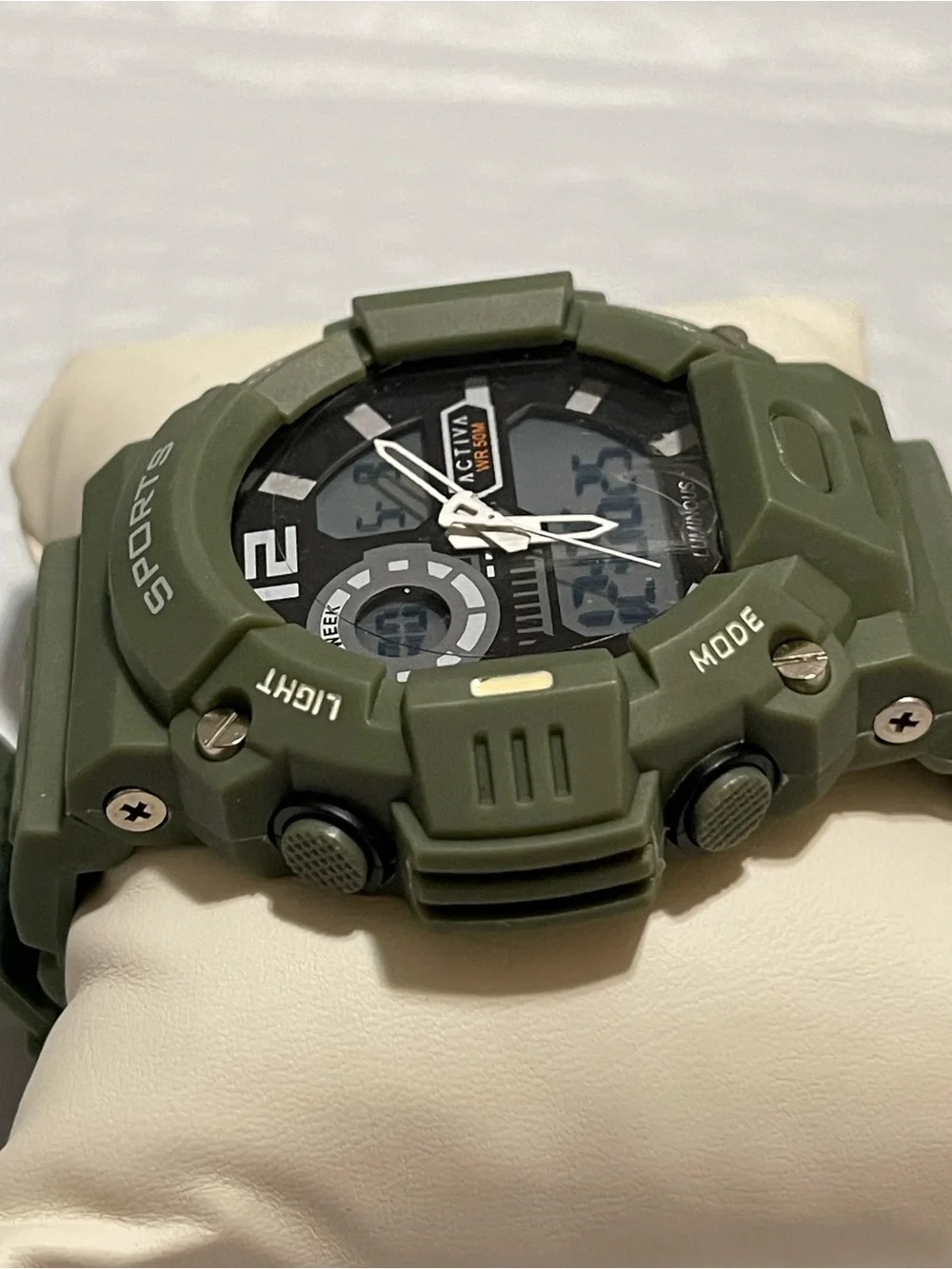 Activa Neo X Invicta Digital Analog Men's Watch - 55mm. Green